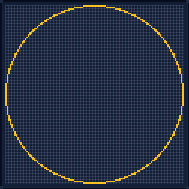 Minecraft 119x119 Cerchio — 392 blocchi