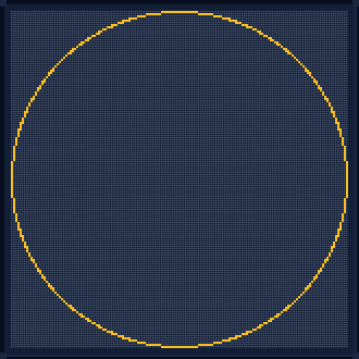 Minecraft 155x155 Circle — 500 Blocks