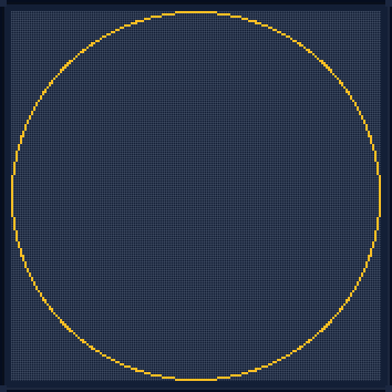 Minecraft 167x167 Circle — 512 Blocks