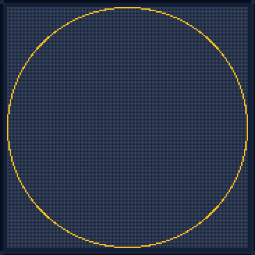 Minecraft 173x173 Circle — 544 Blocks