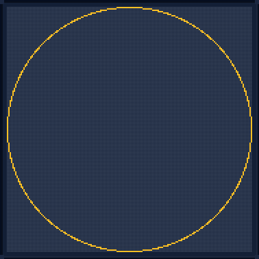 Minecraft 179x179 Circle — 584 Blocks