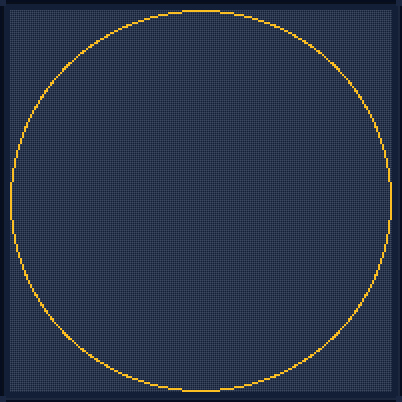 Minecraft 191x191 Circle — 592 Blocks