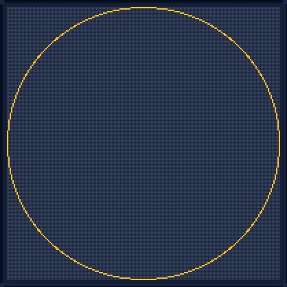Minecraft 199x199 Circle — 592 Blocks