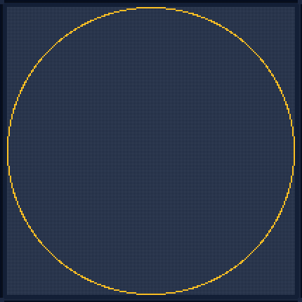 Minecraft 205x205 Circle — 664 Blocks