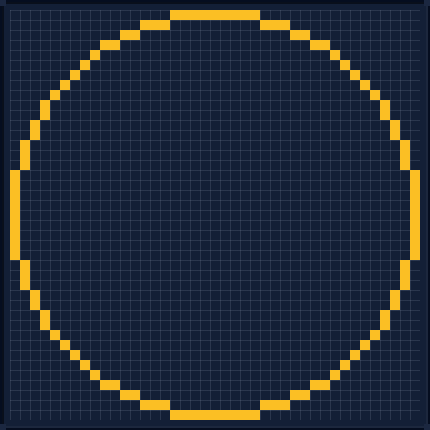 Minecraft 41x41 Circle — 112 Blocks