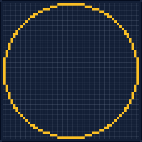 Minecraft 55x55 Circle — 160 Blocks