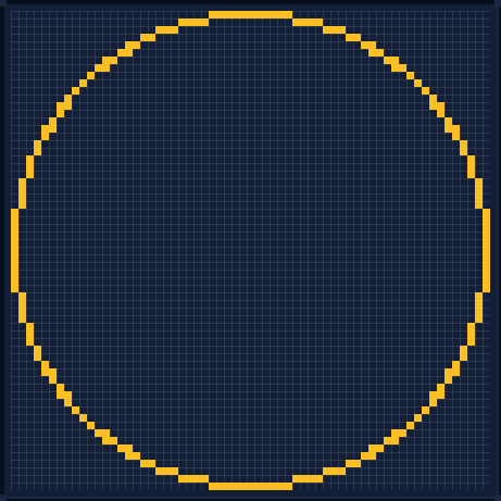Minecraft 63x63 Circle — 192 Blocks