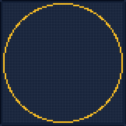 Minecraft 77x77 Circle — 248 Blocks