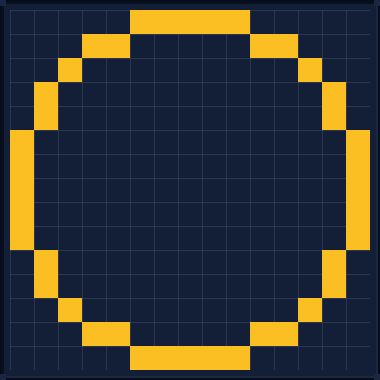 Minecraft 15x15 Dome — 261 Blocks