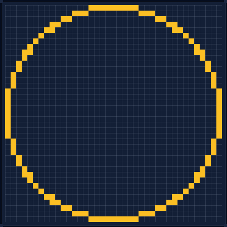 Minecraft 39x39 Dome — 1809 Blocks