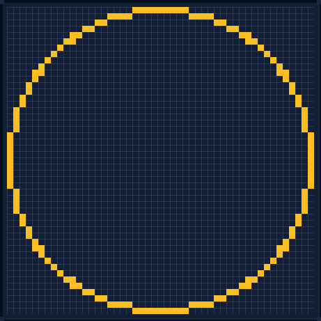 Minecraft 49x49 Dome — 2881 Blocks