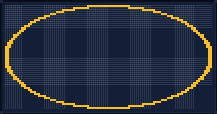 Minecraft 101x101 Oval — 326 Blocks