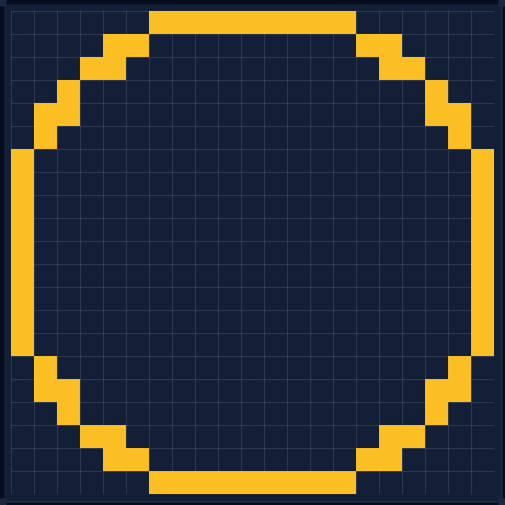 Minecraft 25x25 Torus — 1036 Blocks