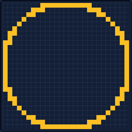 Minecraft 33x33 Torus — 2832 Blocks