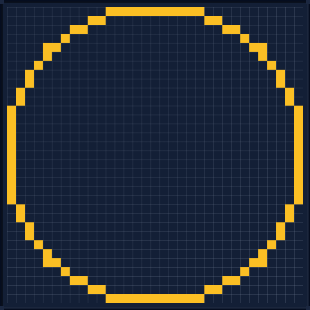 Minecraft 41x41 Torus — 5828 Blocks